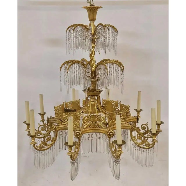Early 19th Century Neoclassical Chandelier by Karl Friedrich Schinkel For Sale - Image 9 of 10