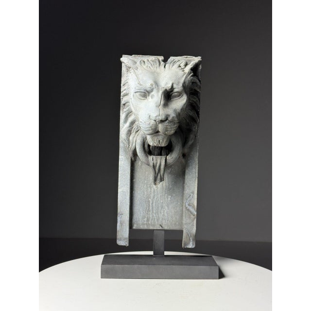 Lion's Head Fragment, 1900s, Zinc For Sale - Image 18 of 18