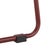 Early 21st Century Zunia 2 Tier Accent Table in Brick Red For Sale - Image 5 of 8