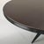 Wood Black Table with Oval Glass Top, 1950s For Sale - Image 7 of 8