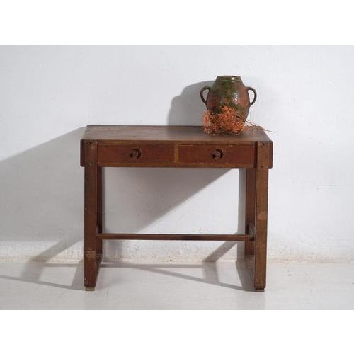 Antique Japanese Tsukue Writing Desk in Wood For Sale - Image 12 of 12