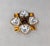 Vintage Signed Napier Swarovski Clear, Faux-Citrine & Amethyst Rhinestones Brooch For Sale In Philadelphia - Image 6 of 6