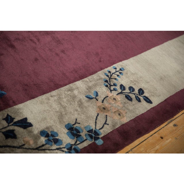 Textile Antique Art Deco Carpet - 7'1" x 13'6" For Sale - Image 7 of 16