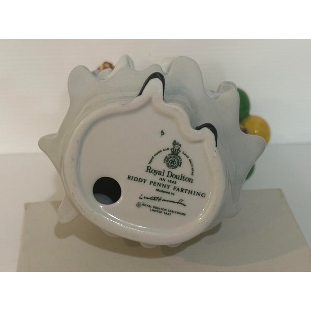 Mid 20th Century Royal Doulton “Biddy Penny Farthing” Balloon Seller Figurine For Sale - Image 10 of 10