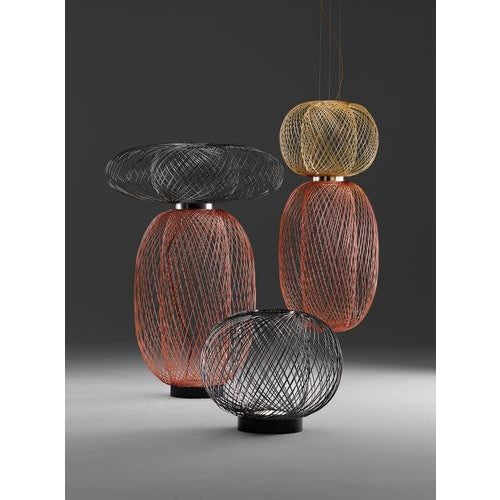 Golden Matte Anwar T 30 Lamp by Stephen Burks for Parachilna For Sale - Image 6 of 7