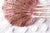 Art Deco Rhinestone and Celluloid Art Deco Comb - Hair comb - shell comb - pink comb - hairstyle - pink rhinestone comb - celluloid comb - seashell For Sale - Image 3 of 10