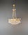Antique Oval Empire Style Crystal Chandelier Brass Neoclassical Light Restored For Sale - Image 4 of 15