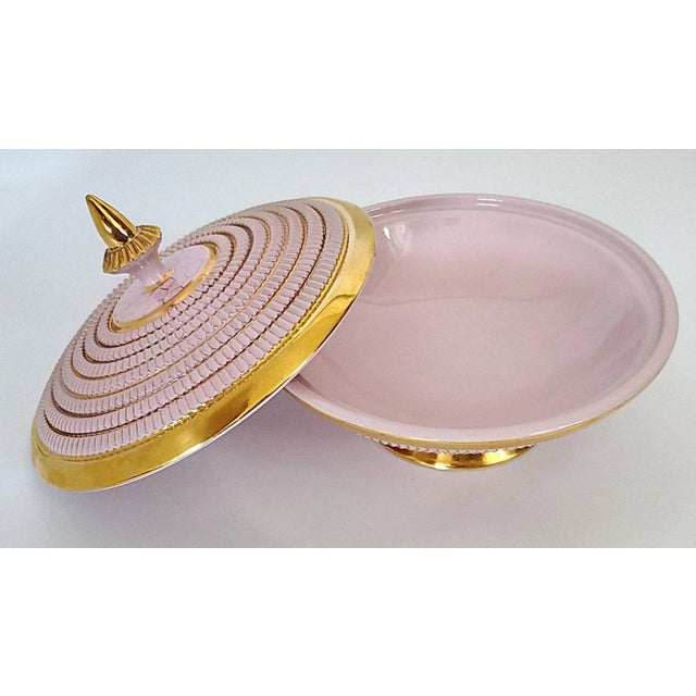 Aldo Londi Bowl or Candy Dish 1960s Italy Pink For Sale - Image 4 of 11