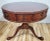 Vintage Weiman Heirloom Mahogany & Gilt Tooled Leather Top Drum Table For Sale - Image 11 of 14