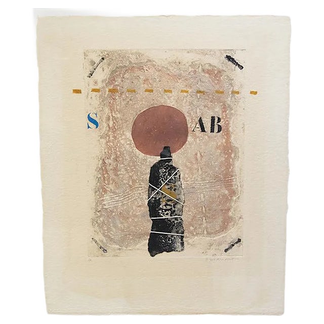 James Coignard, Carborundum, Etching, 1978 For Sale