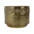 Large Art Nouveau-style brass planter, cache-pot, or jardinière featuring repoussé relief decoration; such items were also...