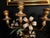 Gorgeous pair of Italian gilt candle sconces from Italy. Metal flowers and vibrant colors make these a real showstopper.