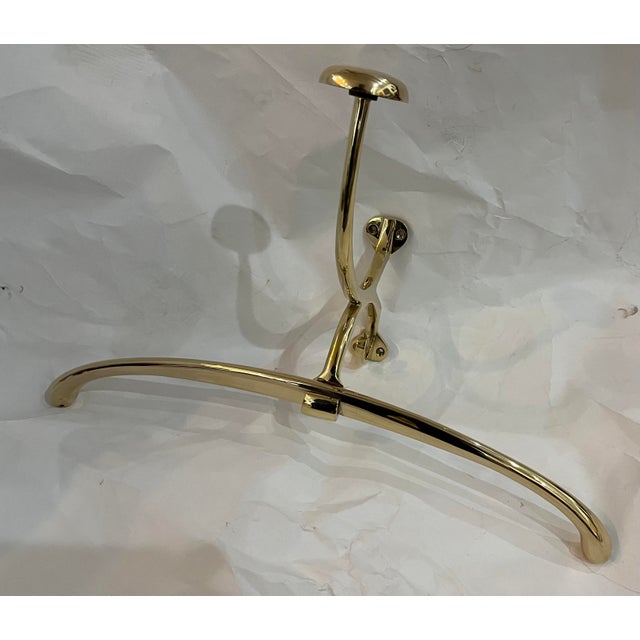 English Brass Yacht Coat & Hat Rack For Sale In Philadelphia - Image 6 of 6