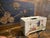 Vintage Williamsburg Restoration Chinoiserie Delft Flower Brick, Frog Produced in Holland, Featuring Hand-Painted Chinese Fishing Scenes For Sale - Image 12 of 12