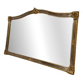 Vintage Wall Mirror with Gilded Frame from Deknudt For Sale