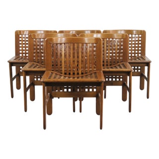 Transenna Chairs by Titina Ammannati and Giampiero Vitelli for Pozzi & Verga, 1970s, Set of 6 For Sale