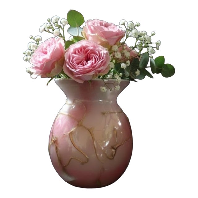 Glass Paste Vase by Florea Silviu For Sale