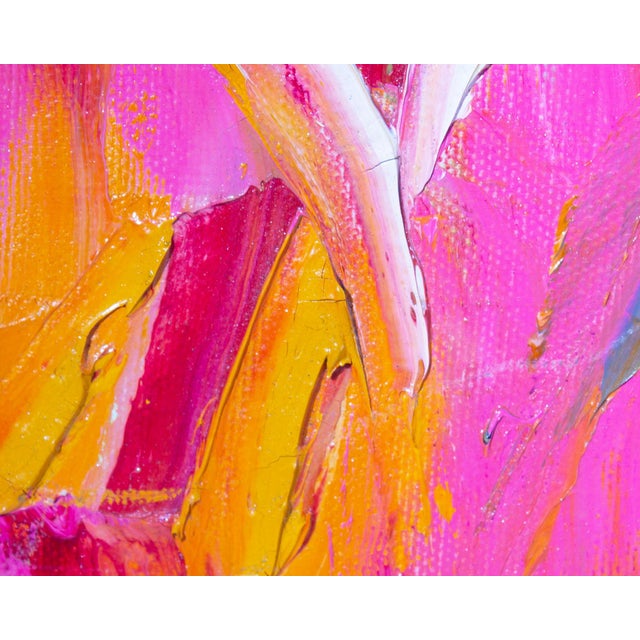 Textile Oil on Canvas Painting by Sidney Smiley For Sale - Image 7 of 9