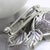 Vintage Italian Handmade Silver Rose-Shaped Brooch in Silver Filigree, Genoa, 1980s For Sale - Image 9 of 15