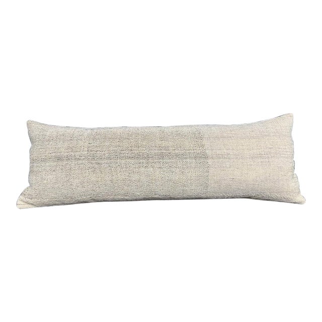 Turkish Hemp Pillow Cushion Natural Beige Cushion Cover 14x40 For Sale