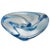 Blue Mid-Century Modern Patelle Torsade Bowl from Val Saint Lambert, 1950s For Sale - Image 8 of 8