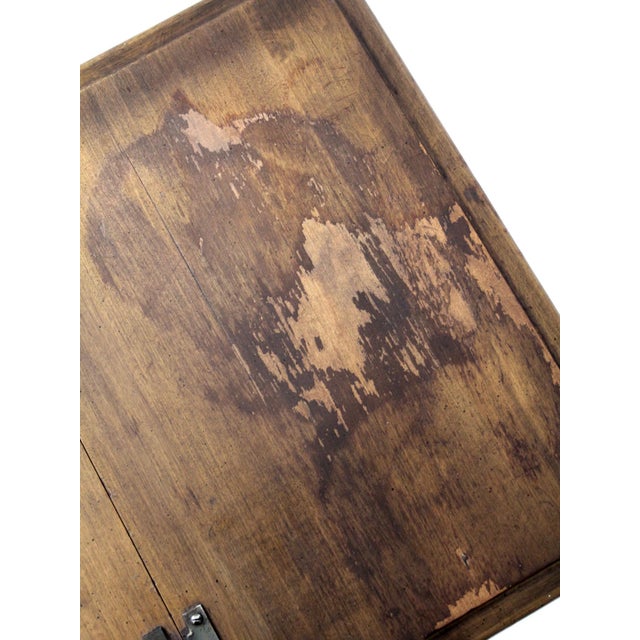 Vintage Kling Colonial Maple Sugar Chest Style Storage Table Circa 1970s For Sale - Image 11 of 18