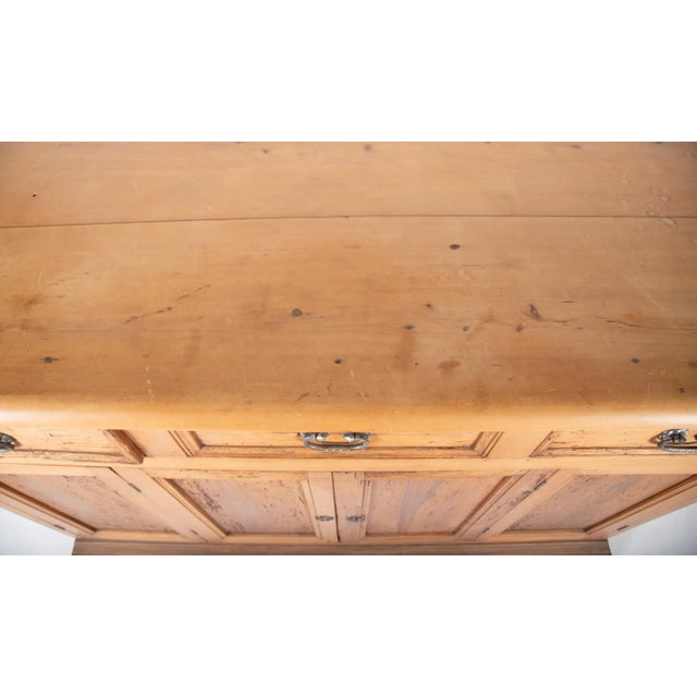 Antique English Pine Cabinet For Sale - Image 4 of 4