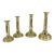 Set of 4 Push-Up Candlesticks, 18th/19th Century For Sale