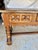 Italian Late 19th Century Italian Walnut Three Drawer Console Table For Sale - Image 3 of 12