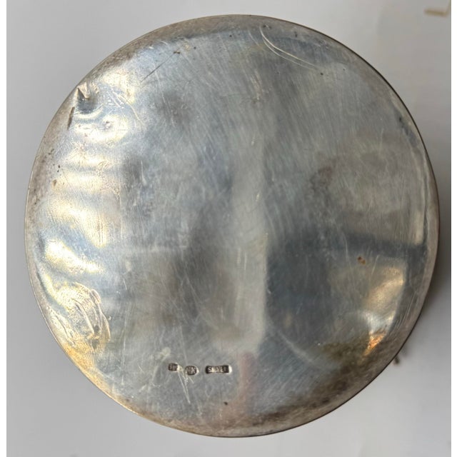 Metal Antique 1920’s NanKing Store Sterling Silver Ice Bucket With Ice Tongs From Shanghai For Sale - Image 7 of 12