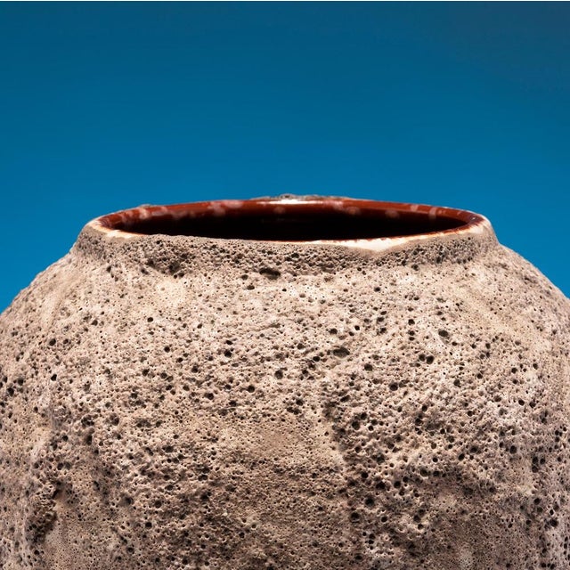 Lava Ceramic Vase from Scheurich Pottery, 1970s For Sale - Image 4 of 9