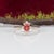 2020s Aaa Padparadscha Sapphire Ring With Earth-Mined Diamond Accents: Solid 14k Gold, Size 6.75 For Sale - Image 5 of 9