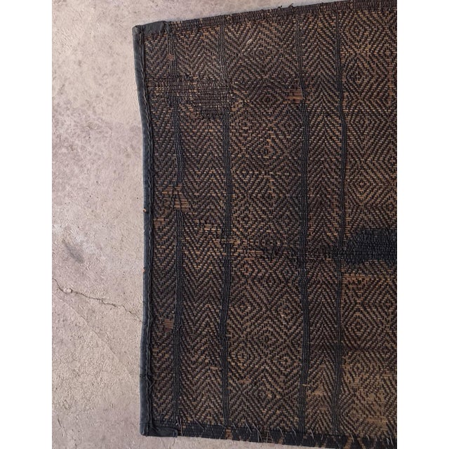 1950s Vintage Small Tuareg Mat - 2.3 X 2.1 Ft For Sale - Image 5 of 5