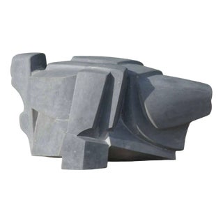 Jan Keustermans, Abstract Sculpture, Belgian Blue Stone For Sale