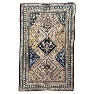 Ancient Fine Caucasian Chirwan Karabagh Rug, 1890s For Sale