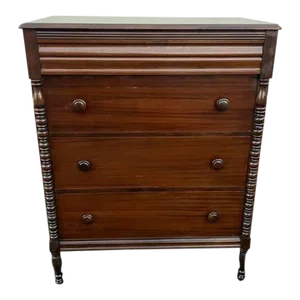 Antique Victorian Style Mahogany Chest of Drawers