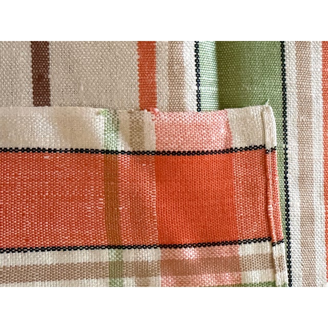 Vintage Large Czech Heavy Cotten Linen Dish Towels, Set of 3 For Sale - Image 4 of 8