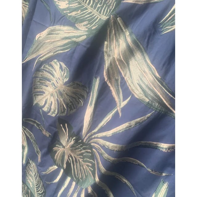 Kanchi Botanix by Shobhna and Kunal Mehta Baltique Decorator Upholstery Remnant For Sale