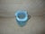 Fenton Art Glass Company Antique Fenton Daisy and Fern Opalescent Blue Art Glass Pitcher For Sale - Image 4 of 10
