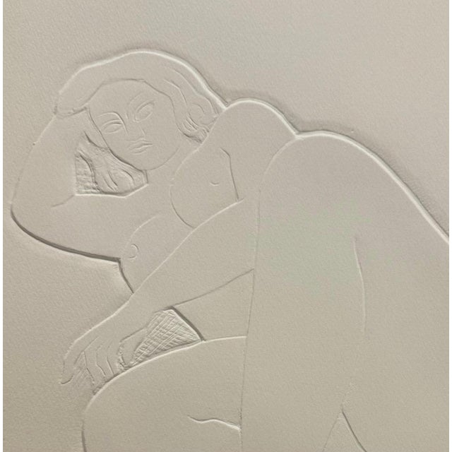Modern Antoniucci Volti, Femme allongée (Nude), Etching For Sale - Image 3 of 5