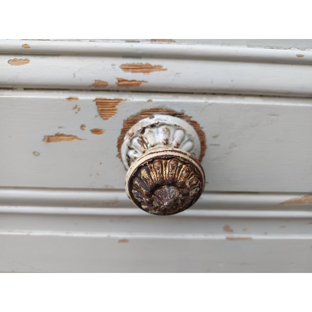Vintage Cream Fir Doors, Set of 5 For Sale - Image 6 of 18
