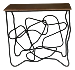 1970s Vintage "Squiggle" Console Table III