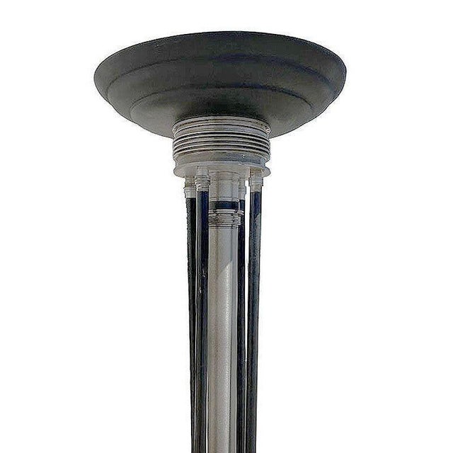 Renowned artist Rick Ramirez fashioned distinctive, towering floor lamps in the Art Deco style, each a singular creation....