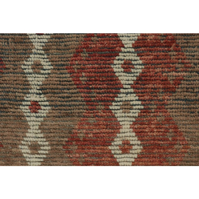Rug & Kilim’s Modern Rug with Beige-brown Geometric Patterns - 6x8 For Sale In New York - Image 6 of 7