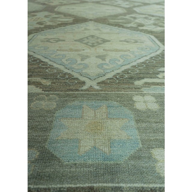 Early 21st Century Turkish Oushak Rug 12'2" x 16'1" #8386 For Sale - Image 5 of 8