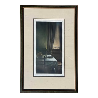 Late 20th Century Soir d'Été by Christian Wouters | Framed Limited Edition Mezzotint, 7/99 For Sale