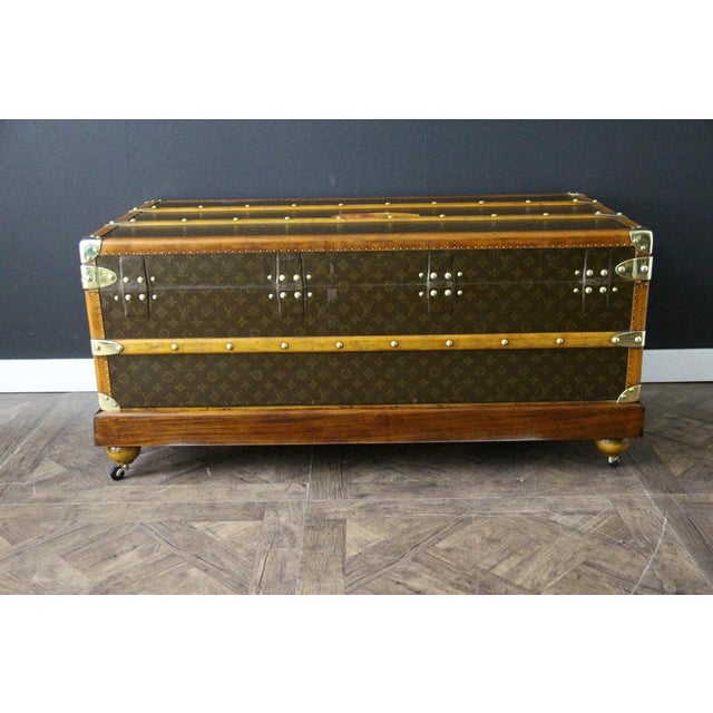 Brown Cabin Trunk by Louis Vuitton, 1920 For Sale - Image 8 of 18