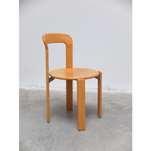 Brown Rey Chairs by Bruno Rey for Kusch & Co, 1980s, Set of 6 For Sale - Image 8 of 18