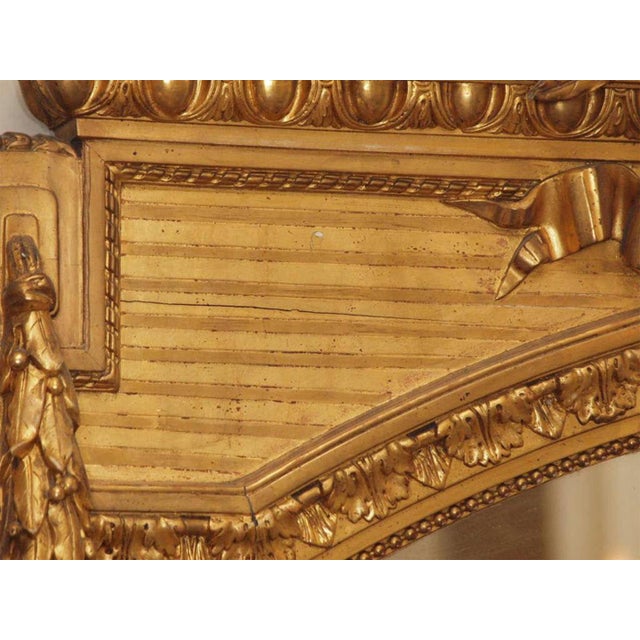 Late 19th Century Napolean III Gilt Mirror For Sale - Image 5 of 8