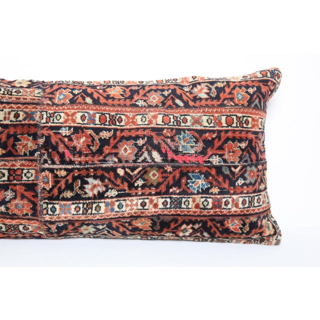 Textile - Authentic Decorative Vintage Tribal Textile Pillow Cover -15'' X 43'' For Sale - Image 7 of 9